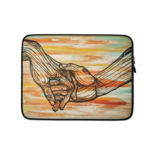 Laptop Sleeve "holding hands"